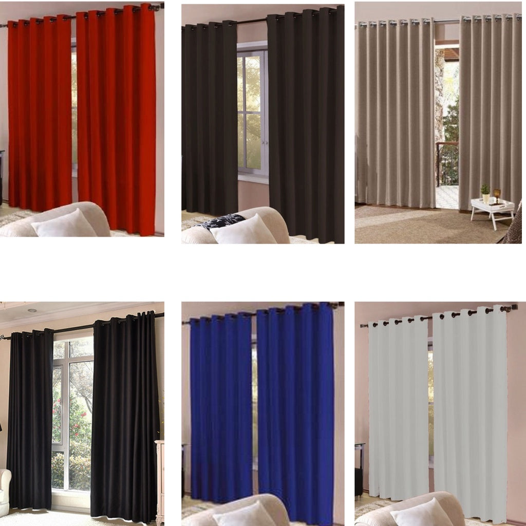 Cortina Blackout 2,30m x 1,80m | Bloqueia Luz para Sala e Quarto