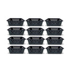 Kit 12 Cestos Organizadores Multiuso | Empilhável para Gaveta e Armário