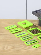 Fatiador de Legumes Profissional 18 em 1 | Aço Inoxidável Multiuso