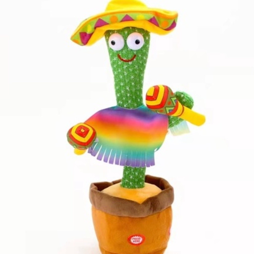 Cacto Dançante e Falante | Brinquedo Musical com Repetição de Voz