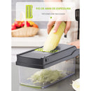 SlicerPro Inox 16 em 1 – Fatiador Profissional Multiuso com 16 Funções