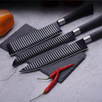 SteelChef Pro 6 Peças – Kit de Facas Profissionais Antiaderentes