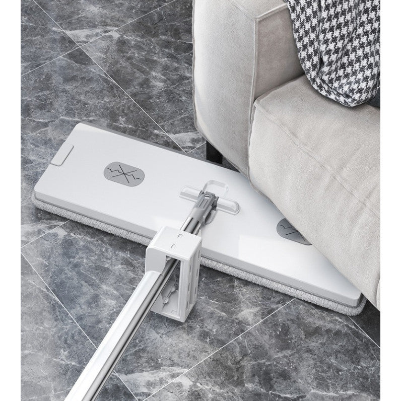 Mop Flat 360° com Balde | Limpeza a Seco e Molhado com Raspador