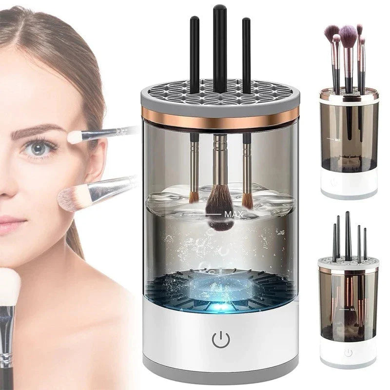 Limpador Elétrico de Pincéis e Esponjas | USB Automático Bivolt